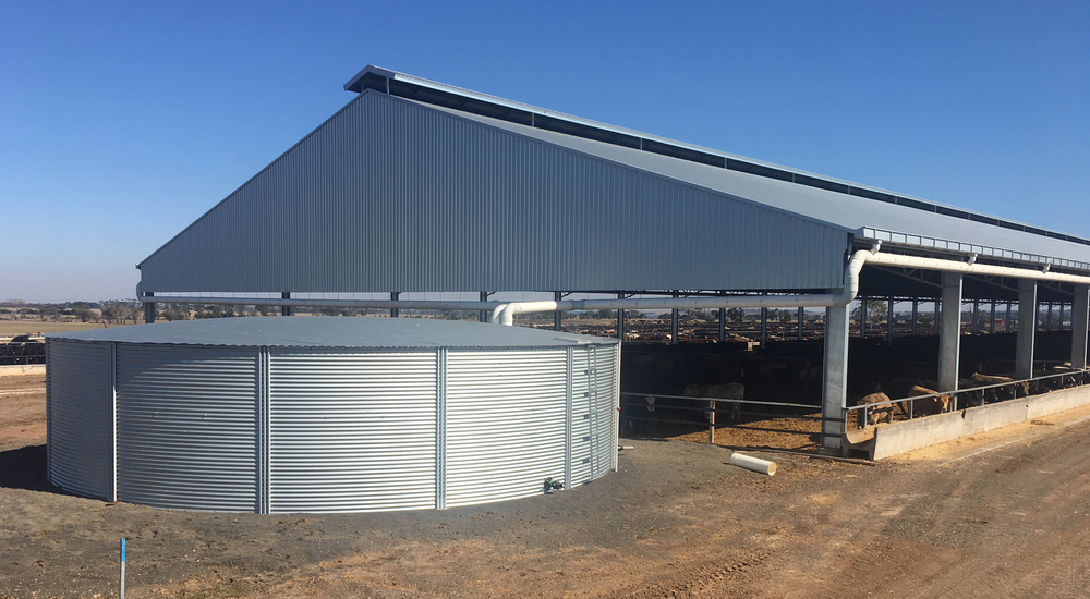 Agriculture water storage tank